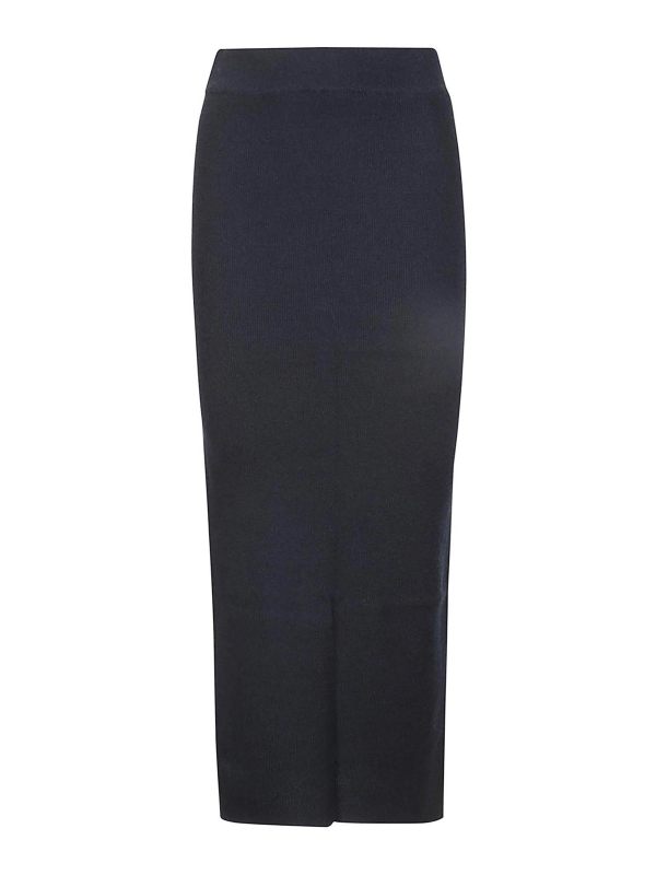 Lisa Yang Jupe Midi - Bleu