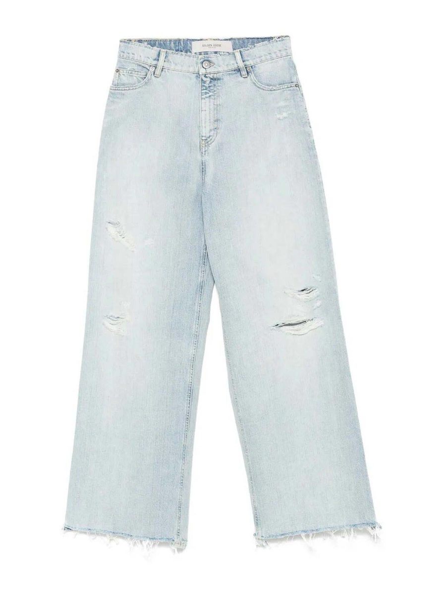 Golden Goose Jean Bootcut - Bleu