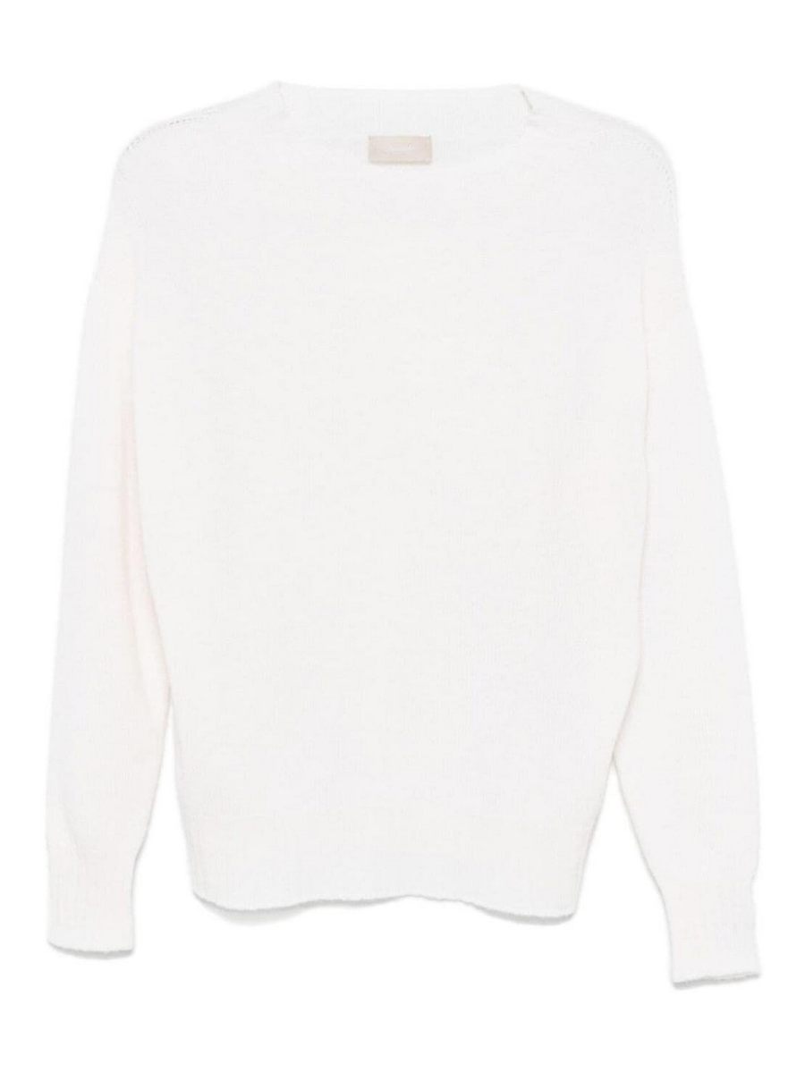 Drumohr Pull Col Bateau - Blanc