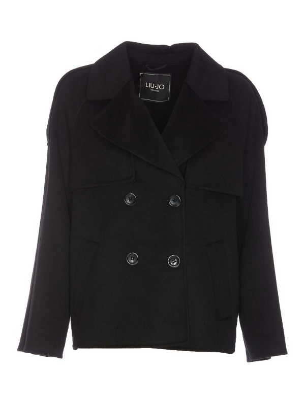 Liu Jo Manteau Court - Noir