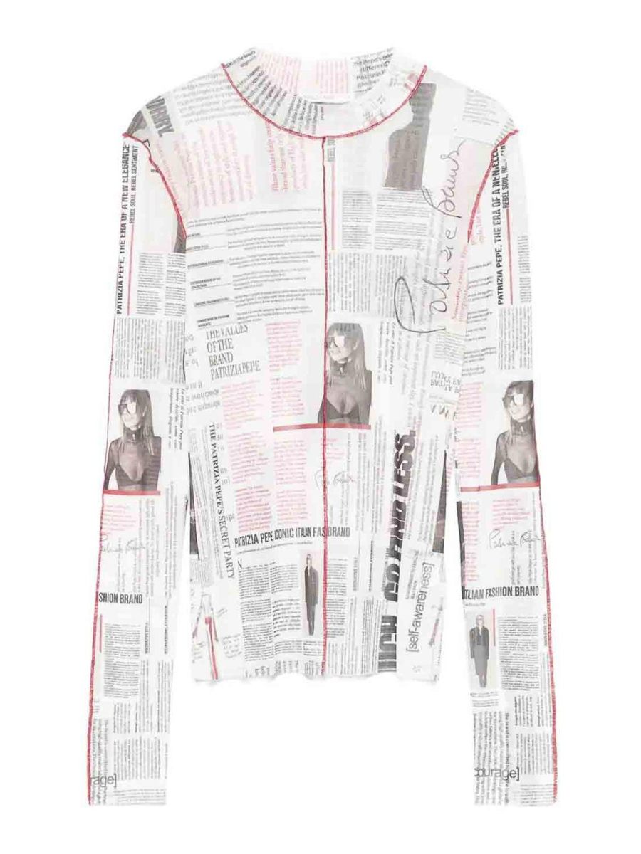 Patrizia Pepe Pull Col Rond - Multicolore
