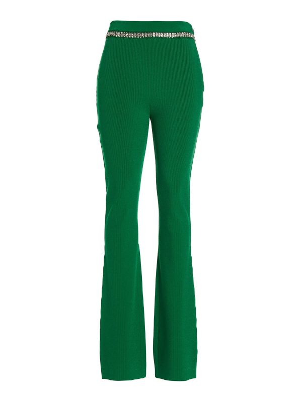 Rabanne Pantalons Décontractés - Vert