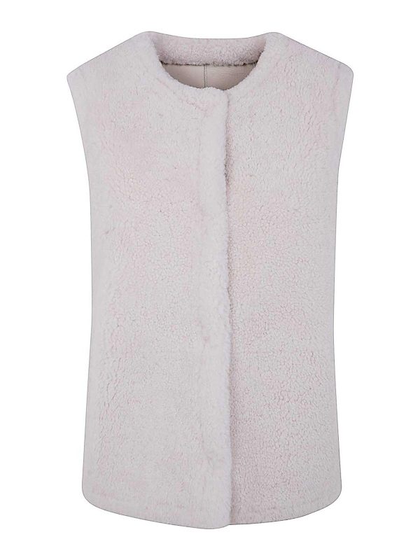Yves Salomon Gilet - Blanc