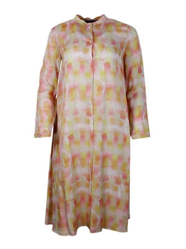 Armani Exchange Robe Au Genou - Multicolore