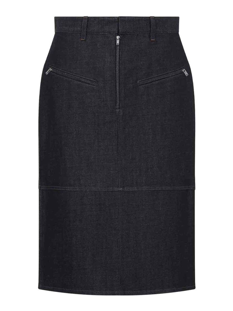 Jil Sander Jupe Midi - Gris