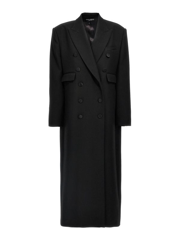 Dolce & Gabbana Manteau Court - Noir