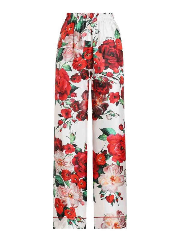 Dolce & Gabbana Pantalons Décontractés - Blanc