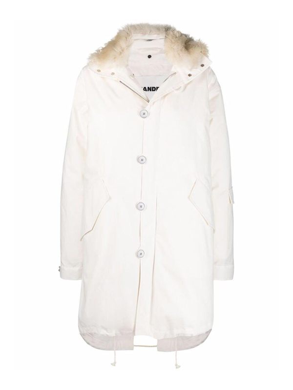 Jil Sander Manteau Rembourré - Blanc