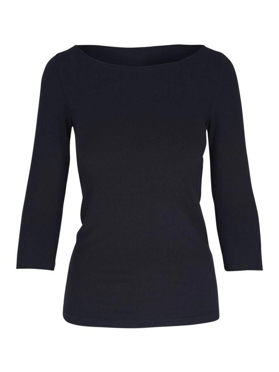 Majestic Filatures Pull Col Rond - Bleu