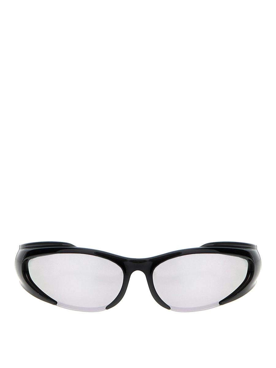 Balenciaga Lunettes De Soleil - Noir