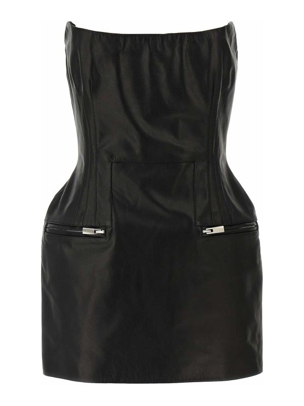 Magda Butrym Robe Au Genou - Noir