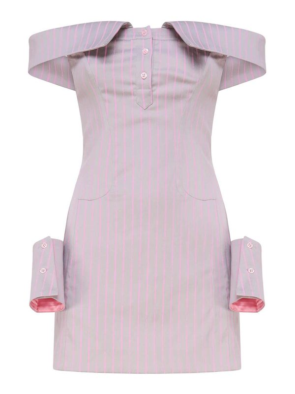 Poster Girl Robe Courte - Gris