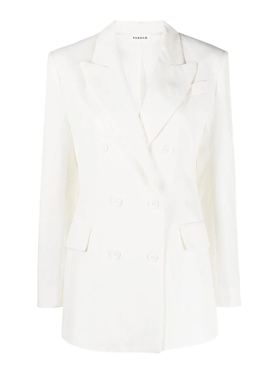 P. A.R. O.S. H. Veste Casual - Blanc