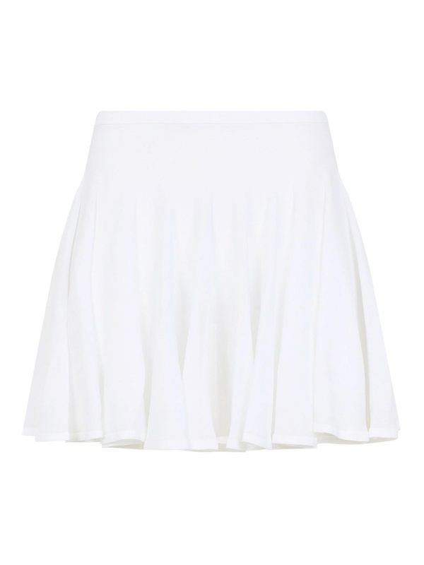 Alaïa Jupe Midi - Blanc