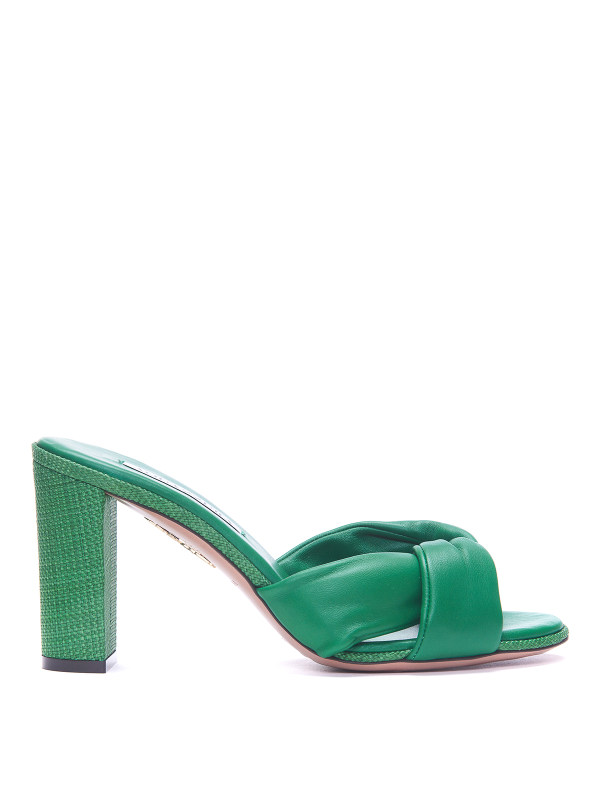 Aquazzura Chaussures À Talon - Vert