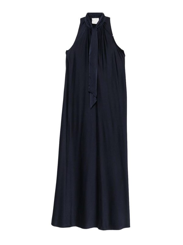 Forte Forte Robe Au Genou - Bleu