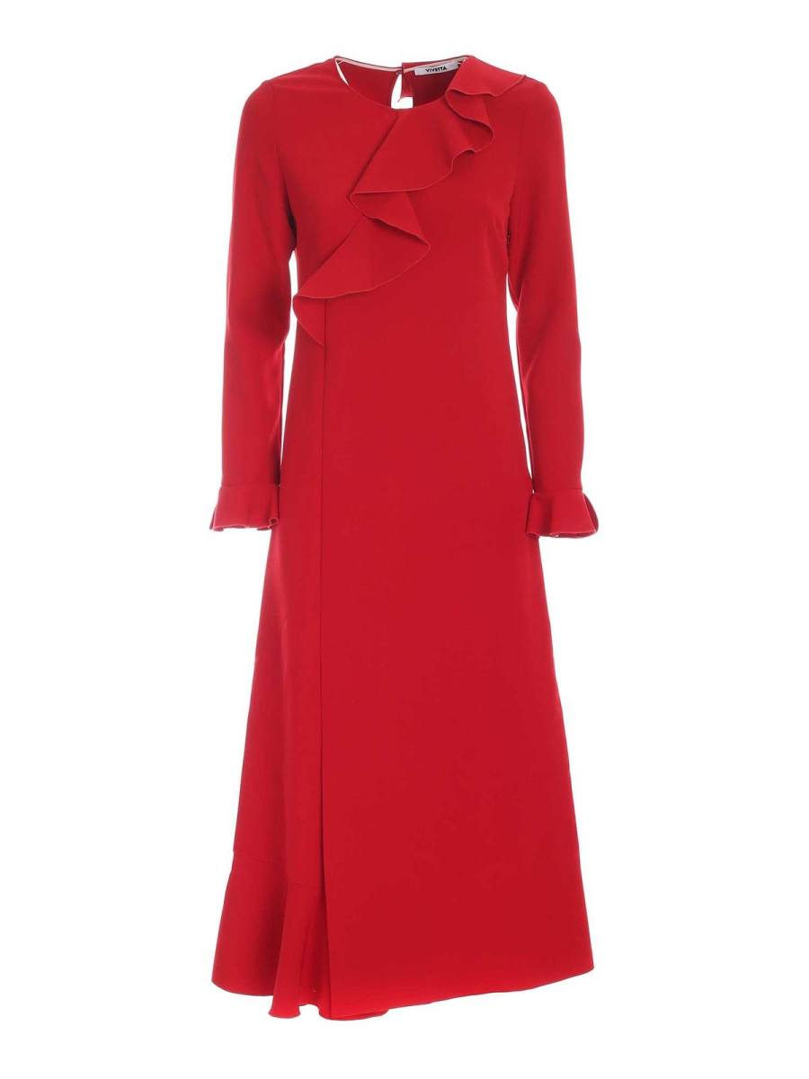 Vivetta Maxi Robe - Rouge