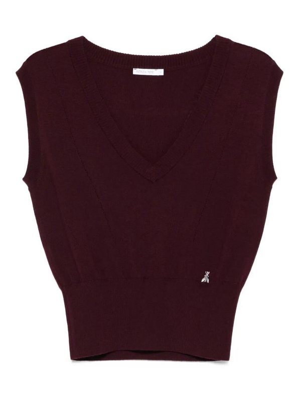 Patrizia Pepe Pull Col Rond - Violet