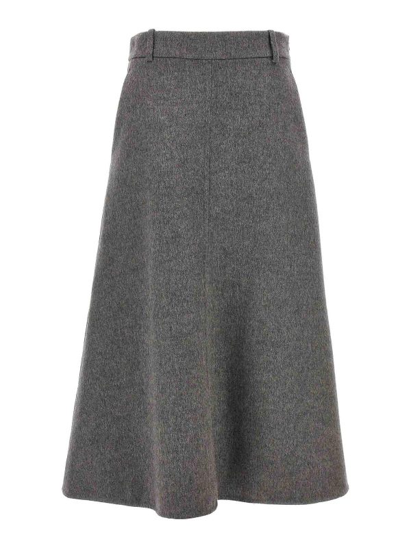 Brunello Cucinelli Jupe Midi - Gris