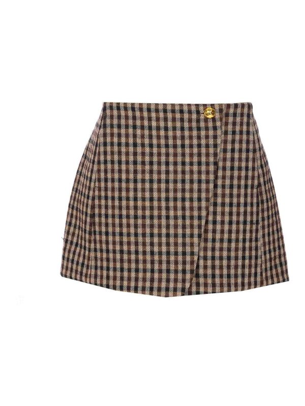 Ganni Jupe Midi - Beige
