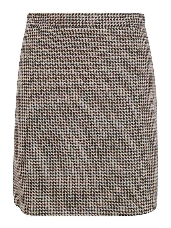 Harris Wharf London Mini Jupe - Marron
