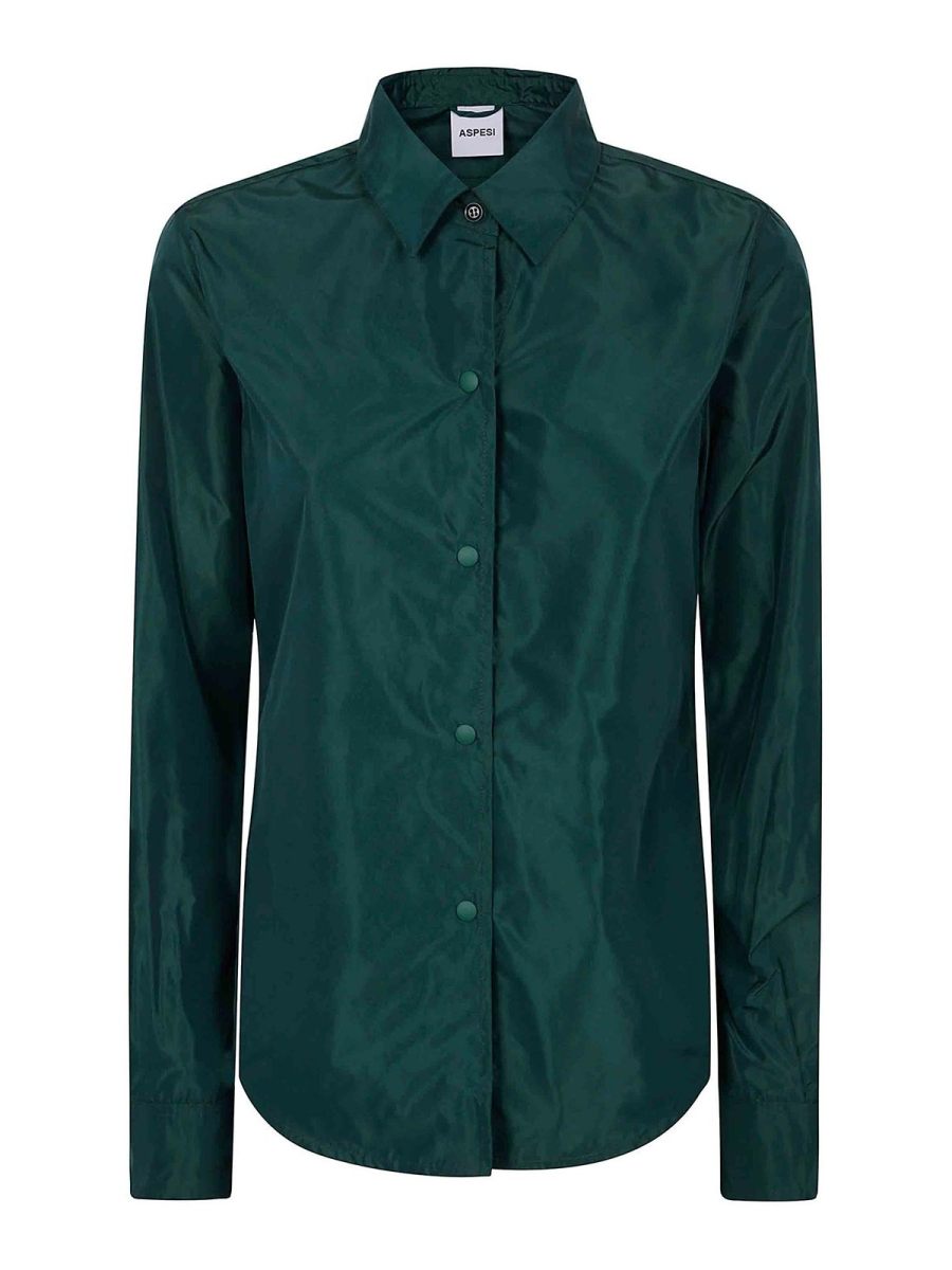 Aspesi Chemise - Vert