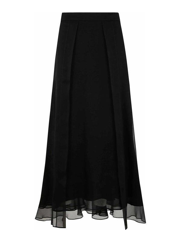 Brunello Cucinelli Jupe Longue - Noir