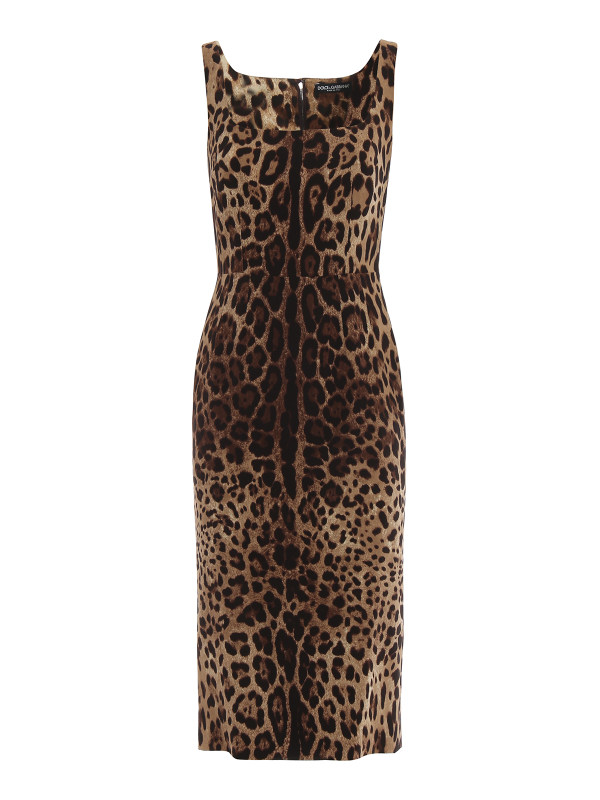 Dolce & Gabbana Robe Au Genou - Imprimé Animal