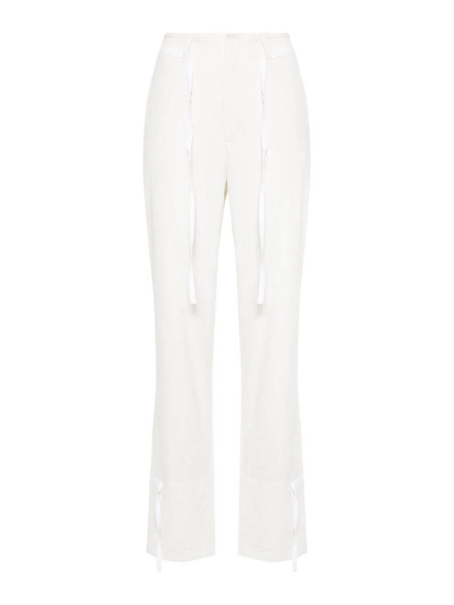 Lemaire Pantalons Décontractés - Blanc