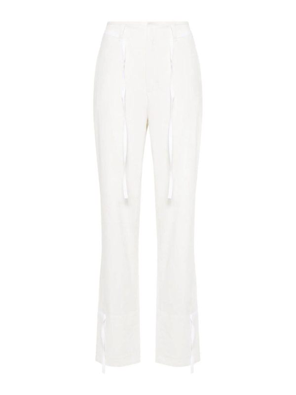 Lemaire Pantalons Décontractés - Blanc