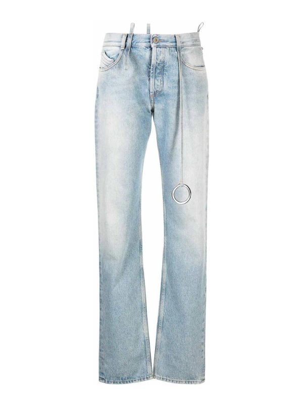 The Attico Jean Bootcut - Bleu