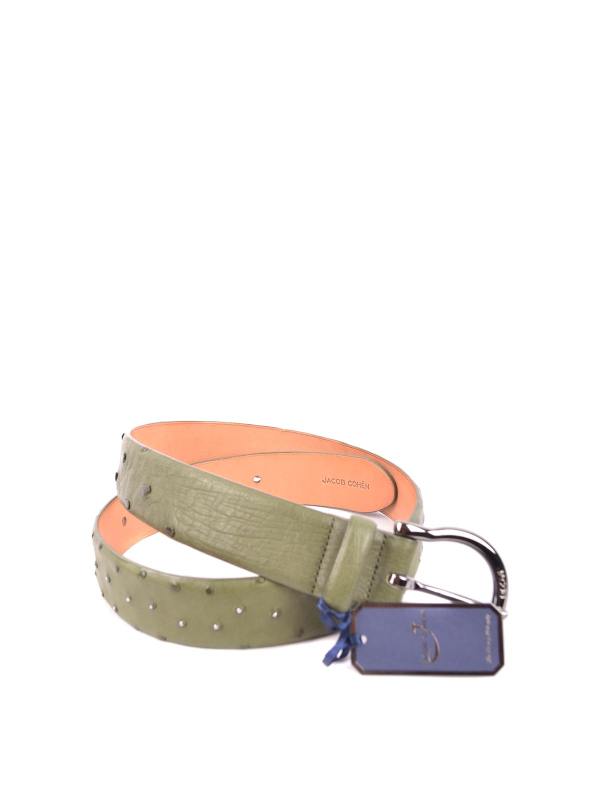 Jacob Cohen Ceinture - Vert