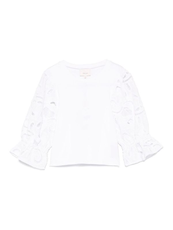Cinq a Sept Pull Col Rond - Blanc