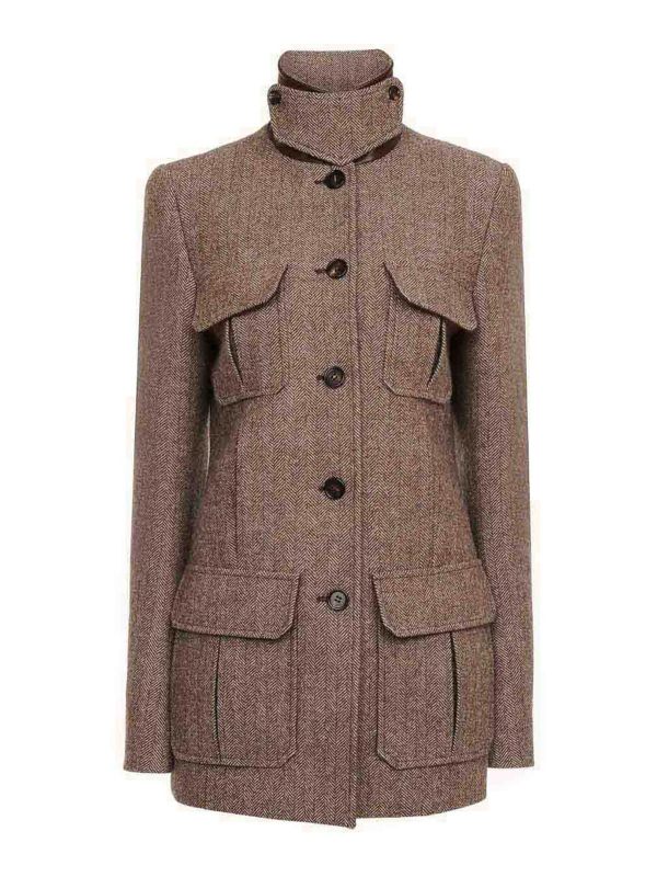 Chloe' Veste Casual - Marron