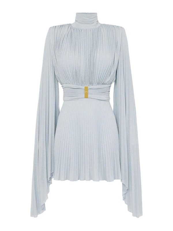 Elisabetta Franchi Robe Au Genou - Bleu