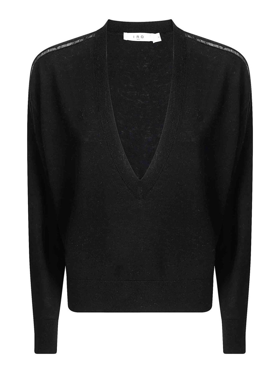 Iro Pull Col Bateau - Noir