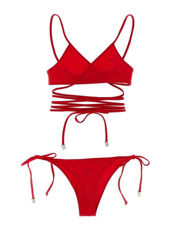 The Attico Maillot De Bain - Rouge