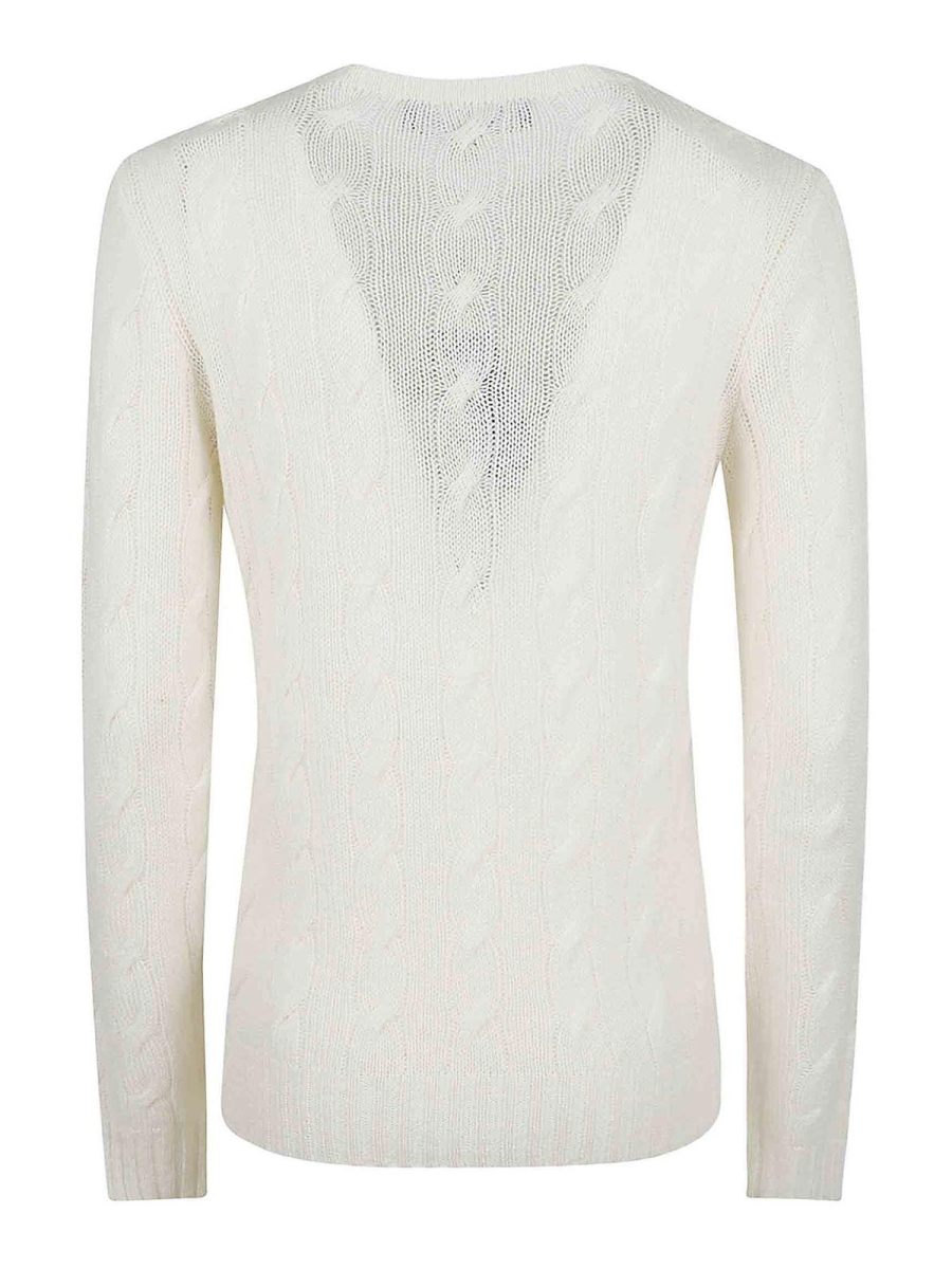 Polo Ralph Lauren Pull Col Rond - Crème