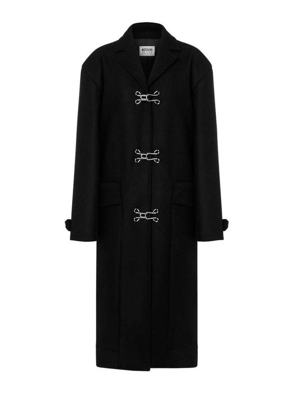 Moschino Jeans Manteau Court - Noir