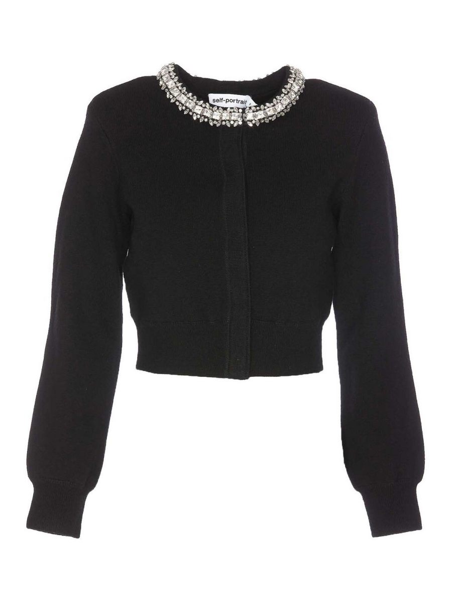Self Portrait Cardigan - Noir