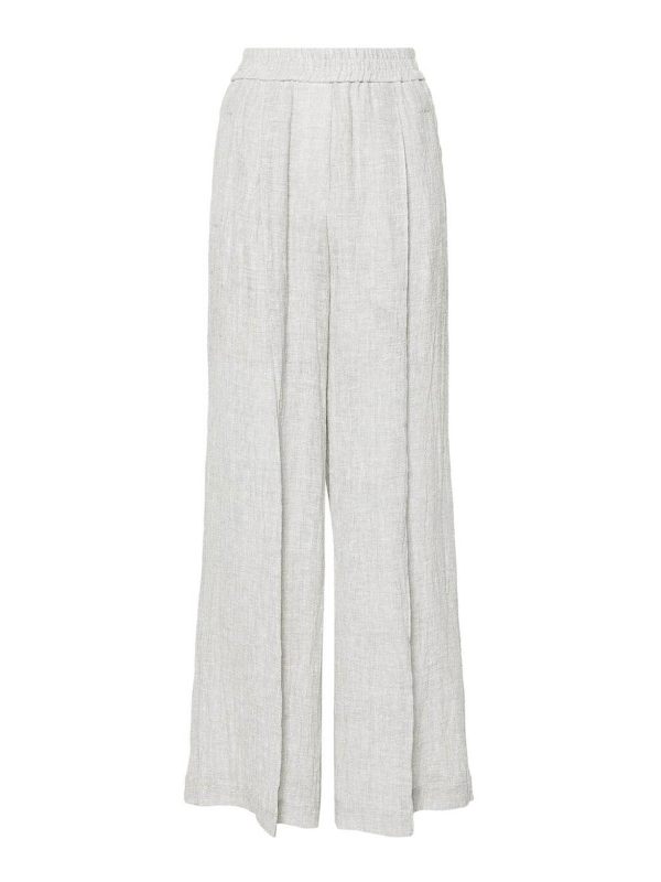 Brunello Cucinelli Pantalons Décontractés - Gris