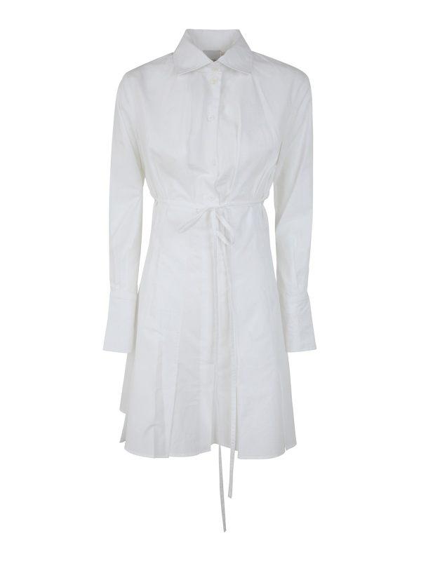 Patou Robe Au Genou - Blanc