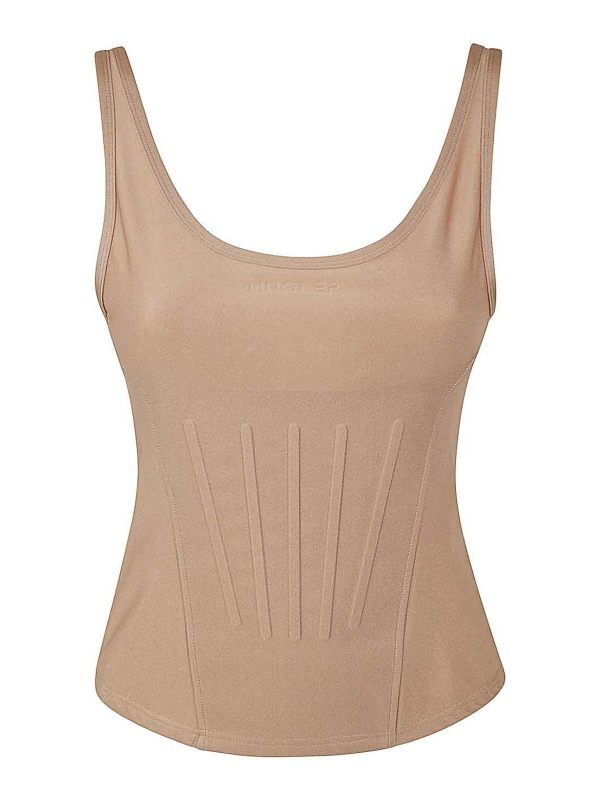 Mugler Top - Couleur Chair