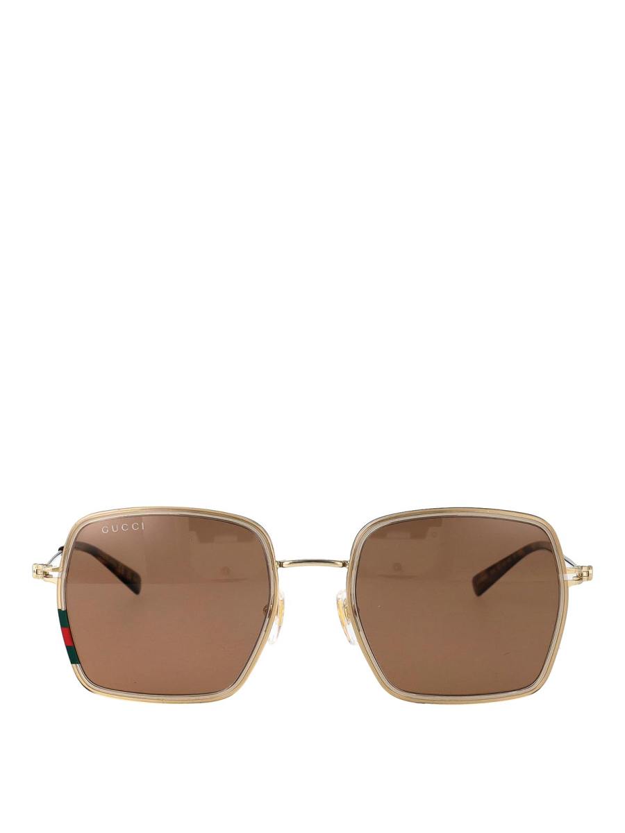 Gucci Lunettes De Soleil - Beige