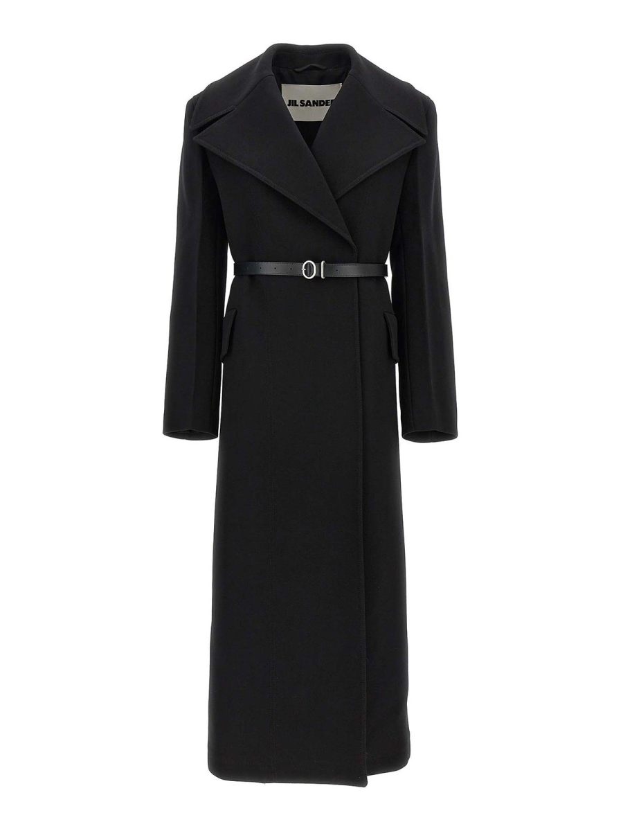 Jil Sander Manteau Court - Noir