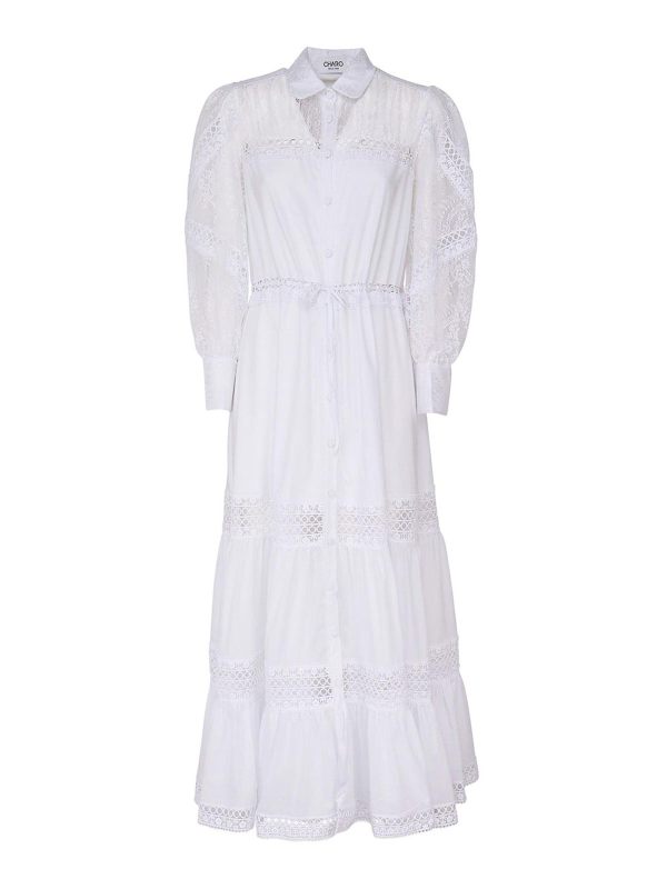 Charo Ruiz Maxi Robe - Blanc