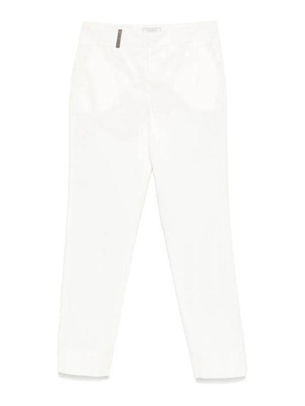 Peserico Pantalons Décontractés - Blanc