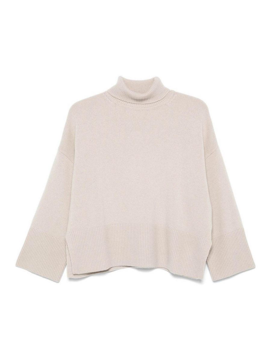Be You Pull Col Roulé - Beige