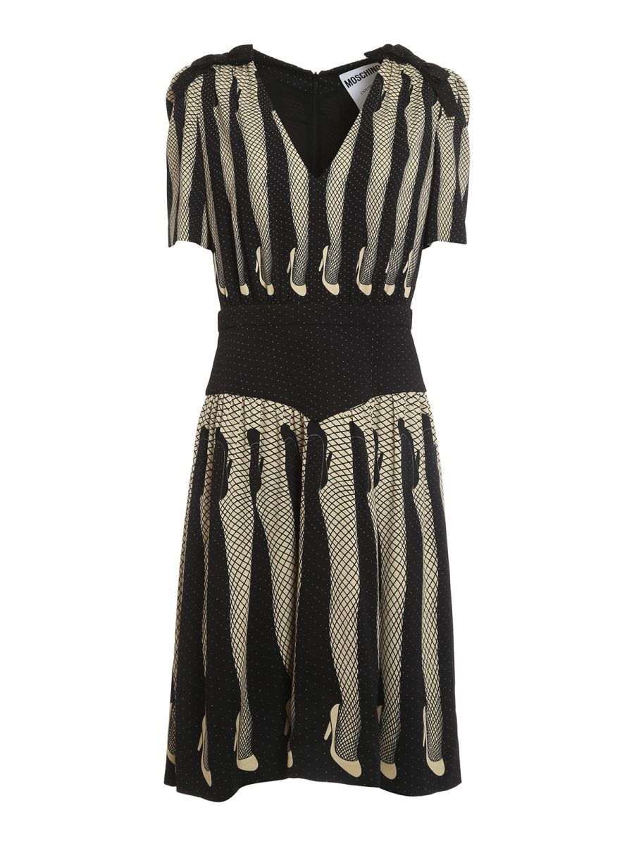 Moschino Robe Au Genou - Dancer'S Legs