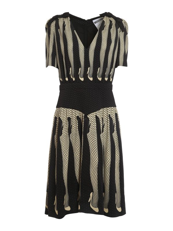 Moschino Robe Au Genou - Dancer'S Legs